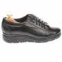 Oferta marimea  36, 38,40  - Pantofi dama, casual, din piele naturala box, negri, - LP502NBOX